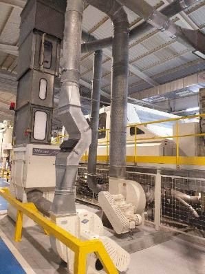 Thibeau, CA11, 2002, Working Width 3500mm, 900 kg/hr, 80 kW