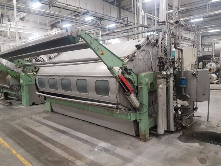 Vald Henriksen Jigger, 3200mm Working Width, 1200mm Diameter, Barco Sedo 5000 PLC