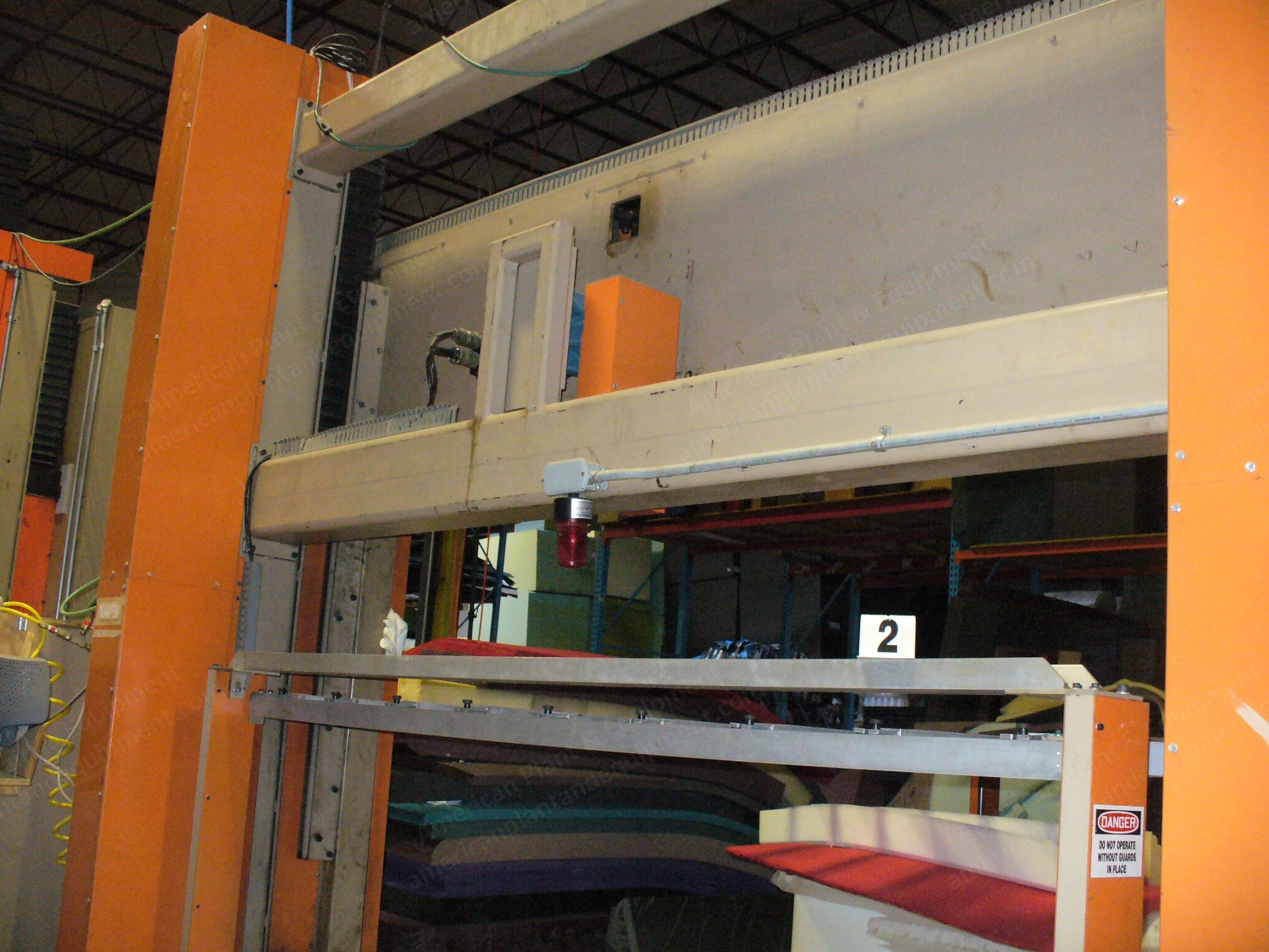 Edge Sweets, 1995, CNC Foam Cutter, 88 inch Cutting Width, 50 inch Cutting Height, 120 inch Cutting Length, Oscillating Blade