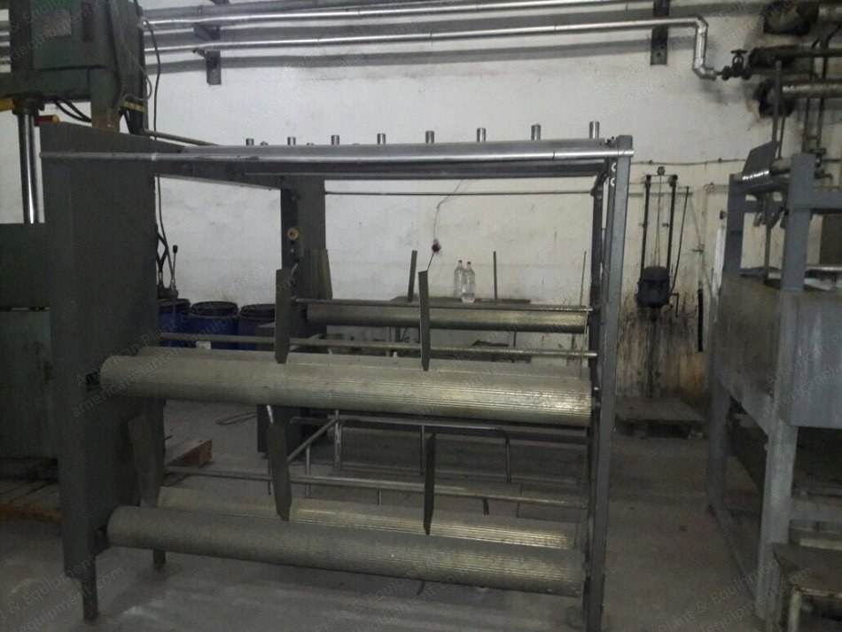 Wool Top Backwash Line, LVG-147, 1993, 4 Padders, Washing Cabin, Drying