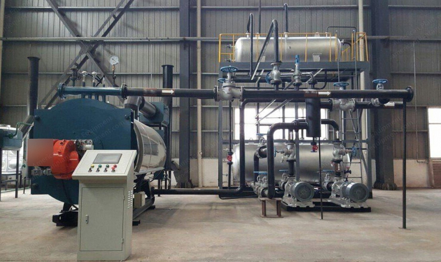 NovaStar, BT119, Gas Fired Thermal Oil, Baltur Burner, 3-Coil Design