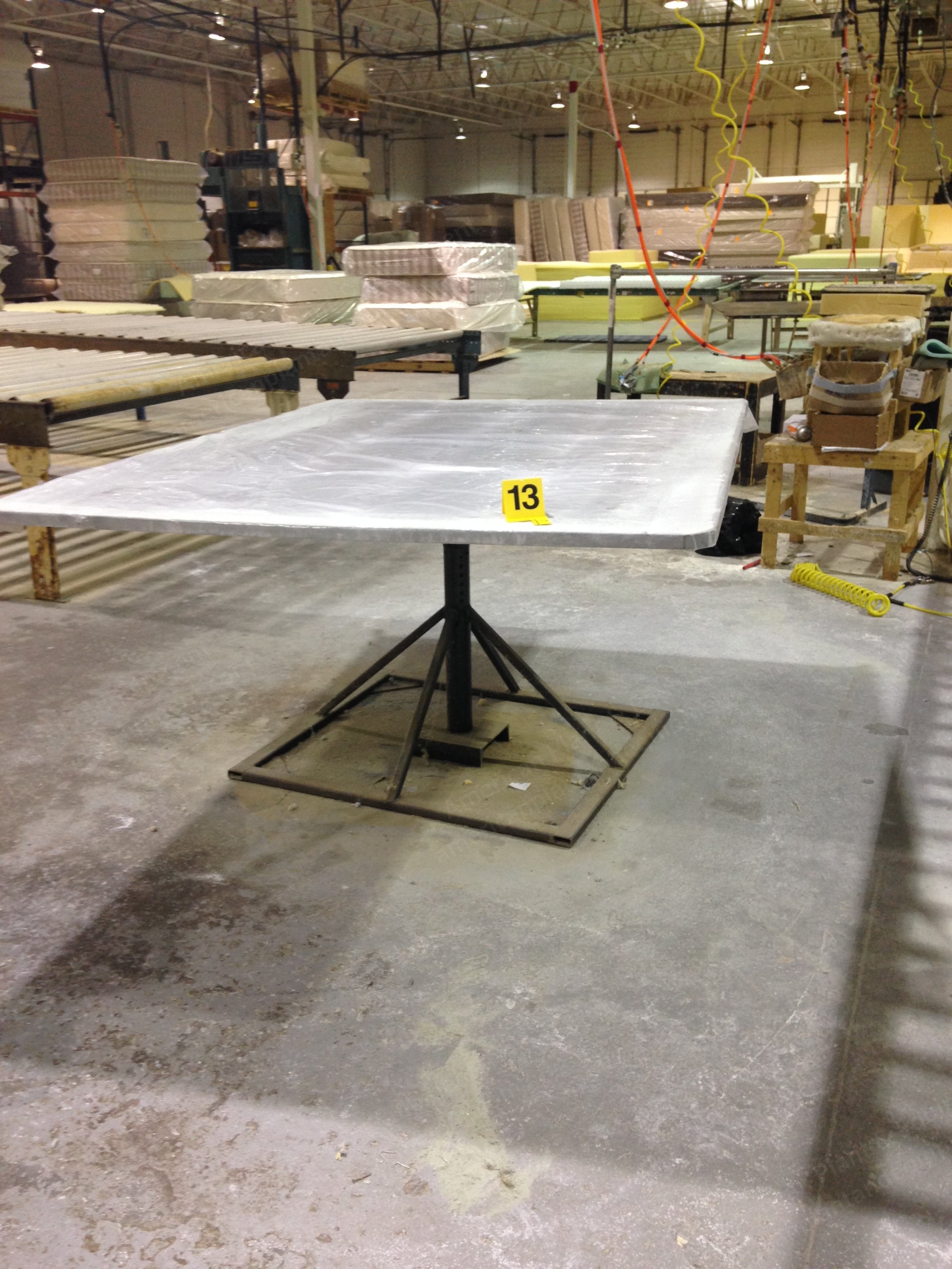 Homemade Turn Table, 58.5" x 80"