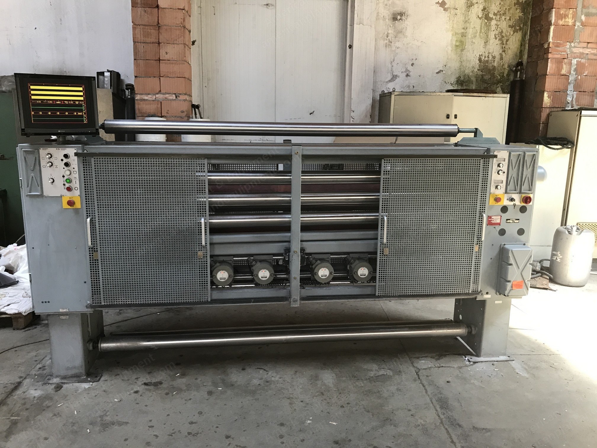Mahlo, RFMC 94 H, 1993, Weft Straightener, 2200mm Working Width, Digital Screen