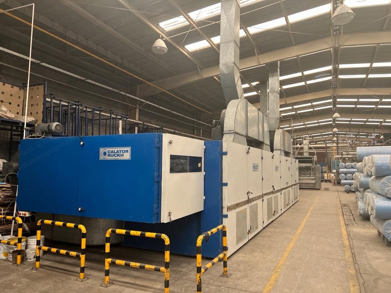 Calator Ruckh, Relax Dryer, 3200mm, 4 Chambers, Steam Heated