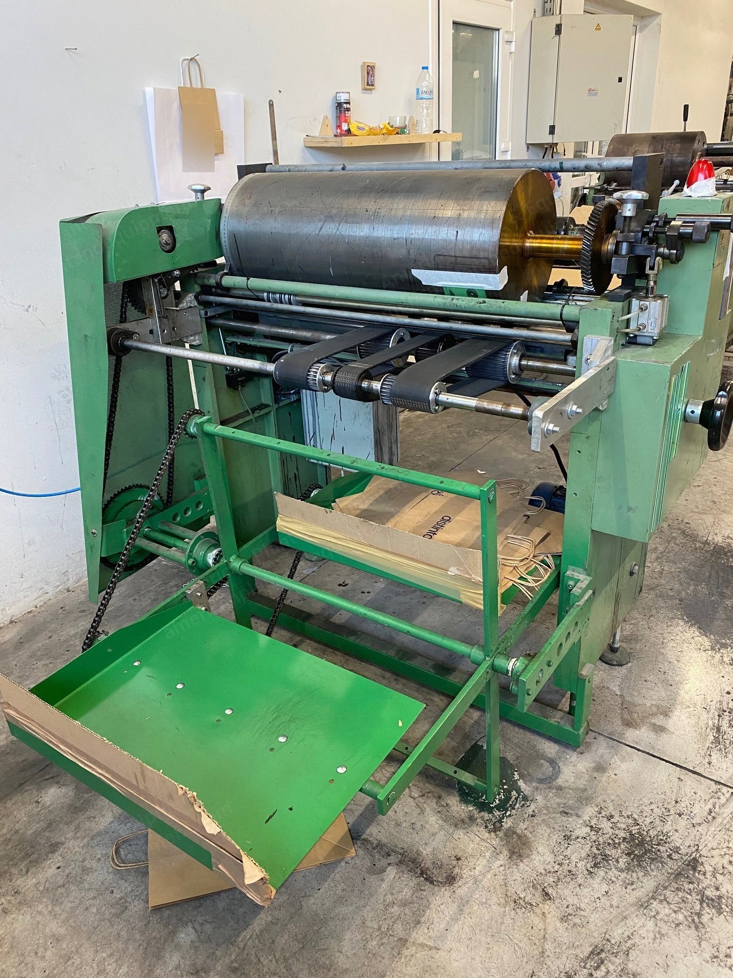 Holweg, CP2-TS, 1981, Sealed Bag Making Machine, Width 85 to 200mm, with W&H QMS 992 4-Color Flexo Printer