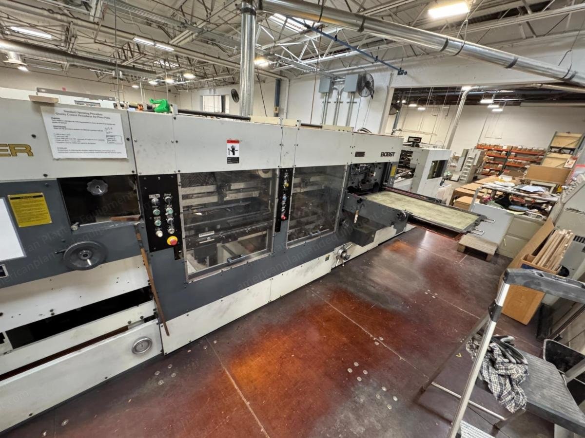 Bobst, 102 CER, 1992, Die Cutter and Blanker