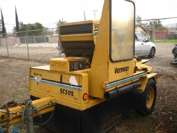 Vermeer, SC502, 1999, Perkins 4 Cylinder Diesel, Auto Sweep