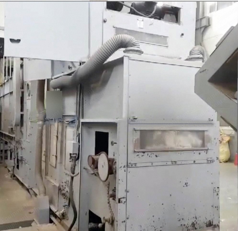 Trutzschler, Rieter, Ohara, Cotton Waste and Yarn Waste Automatic Recycling Plant, 1990-2010, 45.6 Ton/Day Capacity, 452 kW