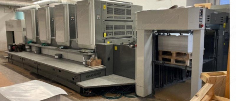 Komori, Lithrone S-40, 2008, 720x1020mm, 4 Colors, 16000 sheets/hr