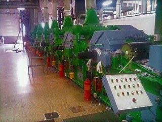 Margasa, TN1000, Rag Tearing Machine, 1000mm Width, 6 Drums, Automatic Feeding Tower, Baler