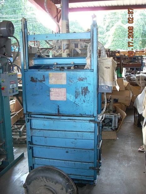 Nanoia, Vertical Small Baler, 36x48 inch Chamber, 36 inch Depth, Hydraulic