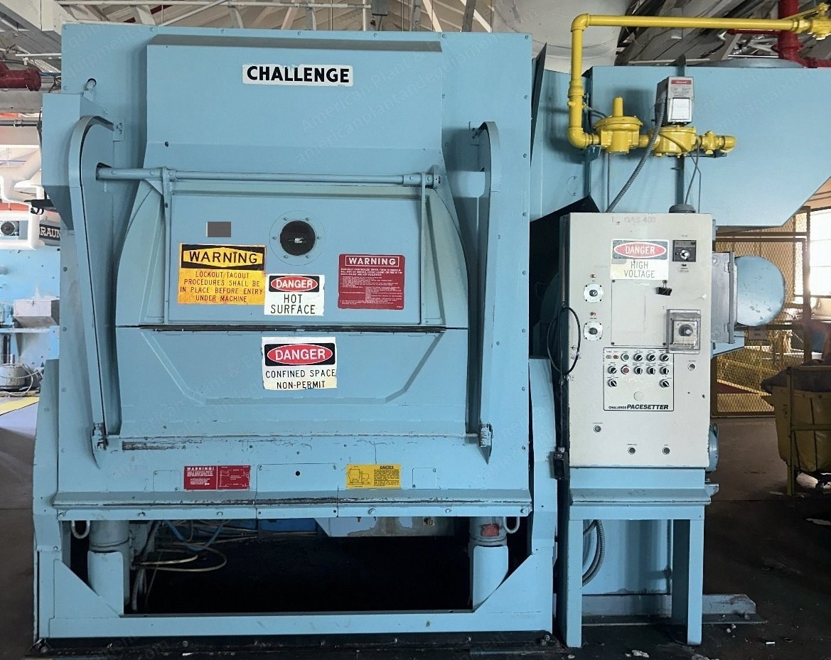 Challenge, Pacesetter, 450lb Pass-Thru Gas Dryer, 480V