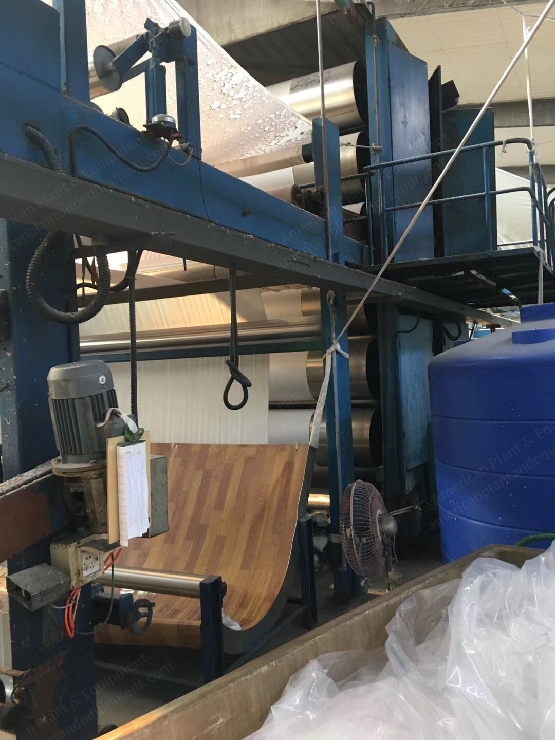 Brugman, Roller Mercerizing Machine, 2001, 3200mm Working Width, 25 Pairs of Rollers, 24 Dry Cylinders