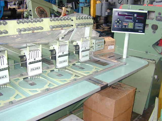 Tajima, TME-C612-S, 12 Head, 6 Color, Automatic Embroidery Machine
