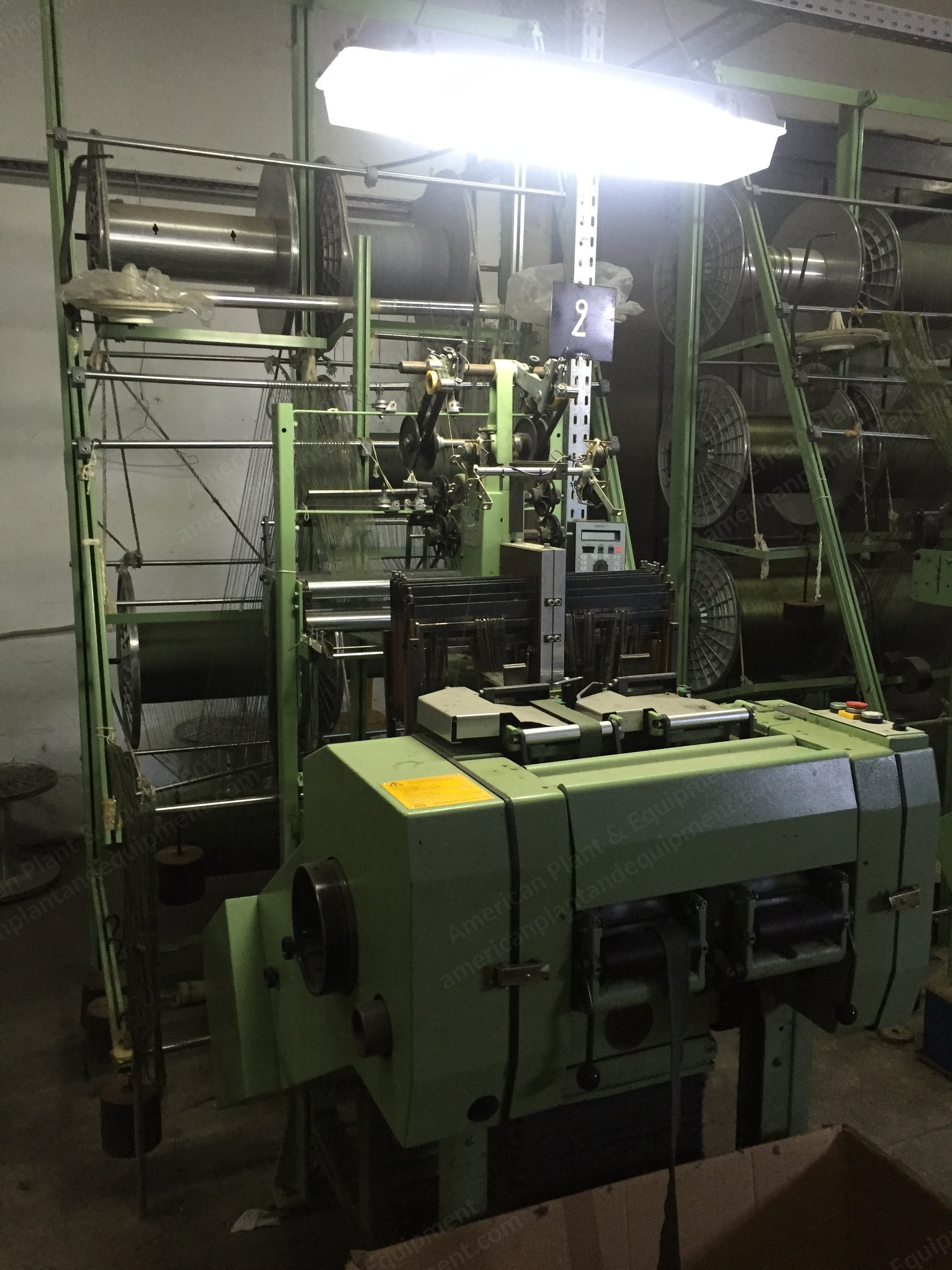 Muller, NC 2/84 G, 2001, Narrow Fabric Loom, 2 Positions, Width 84mm, 8 Beams