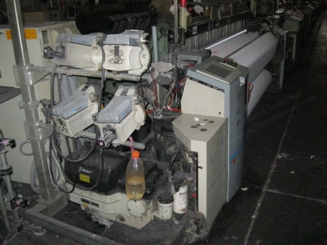 Picanol, Omni Plus 4-R, 2002, Airjet Weaving Looms, 2200mm Width, 4 Colors, Staubli Positive Dobby 2871