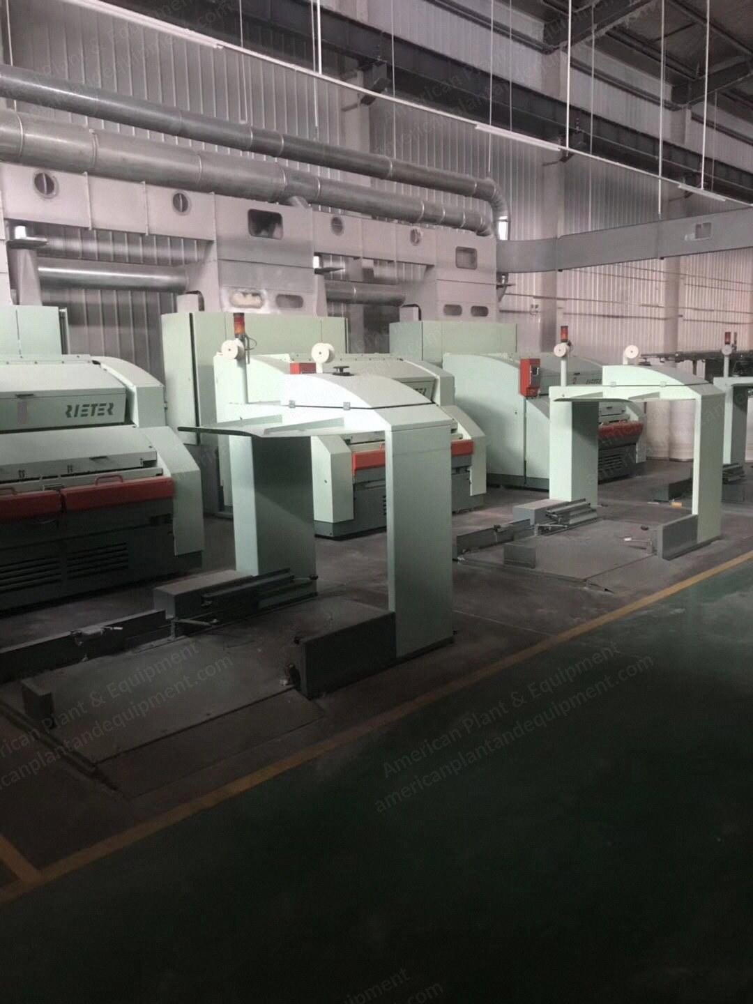 Rieter, Blow Room with C601 Carding Machines, 2011, 6 Sets, Can Size 1000x1100mm