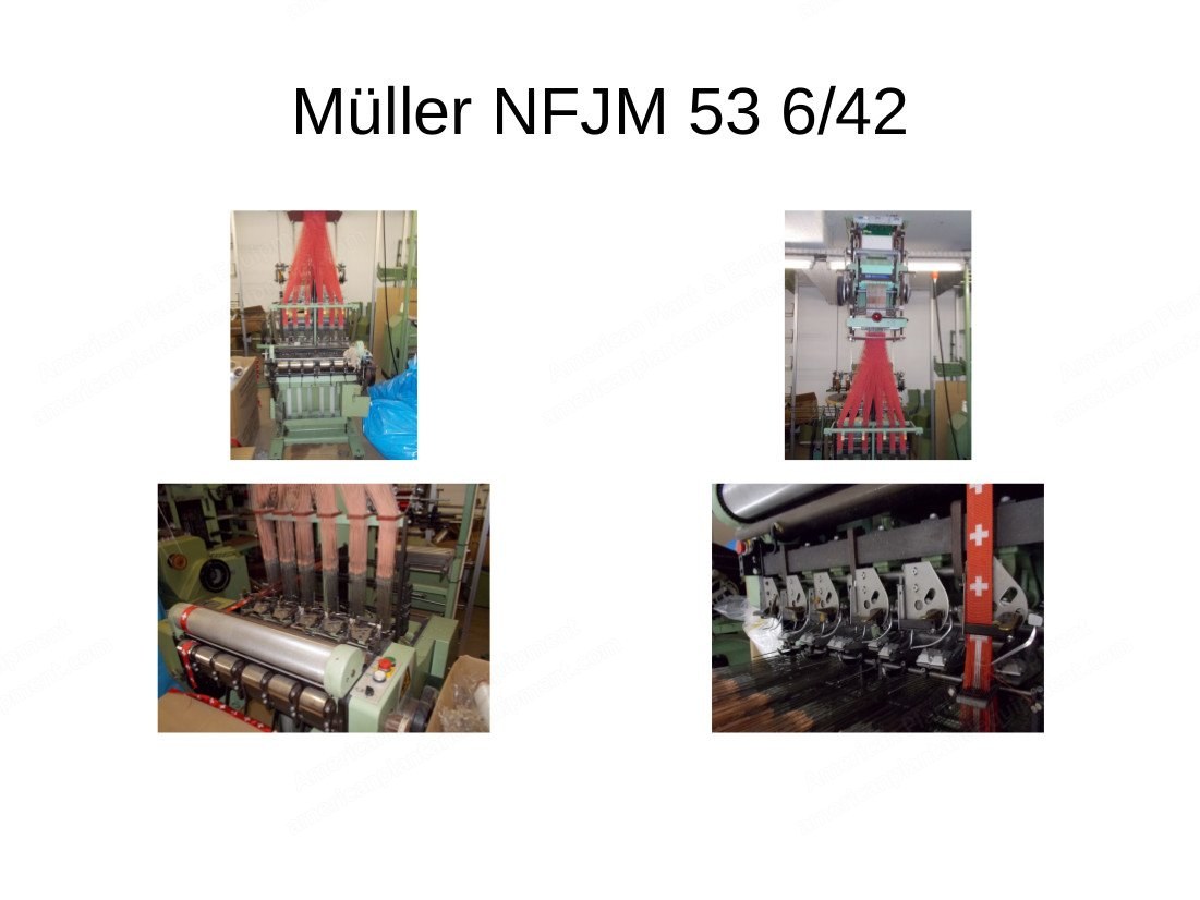 Muller, NFJM 53 6/42, 2001, 6 Spaces, 42mm Reed Width, Jacquard, Müdata 4