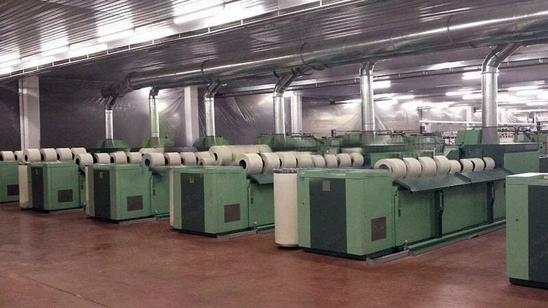 Rieter, K45, 2014, Complete Ring Spinning Plant, 16320 Spindles, 38mm Ring Diameter, 70mm Gauge
