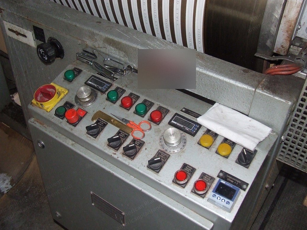 Mageba, 11-213, 1992, Finishing Machine for Ribbons, Width 1250mm, Gas Heated