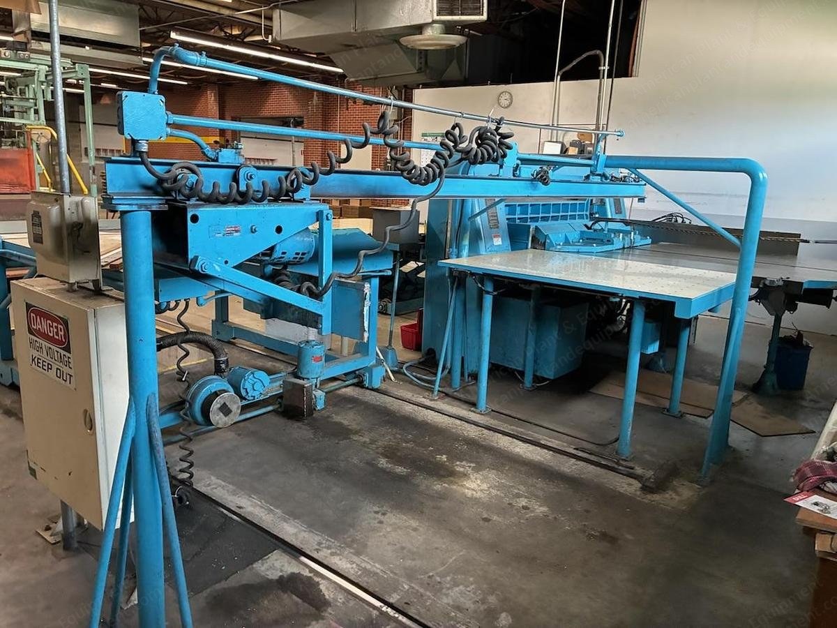 Southworth, Paper Flying Carpet Handling System, 2 In-Ground Lift Tables, Used