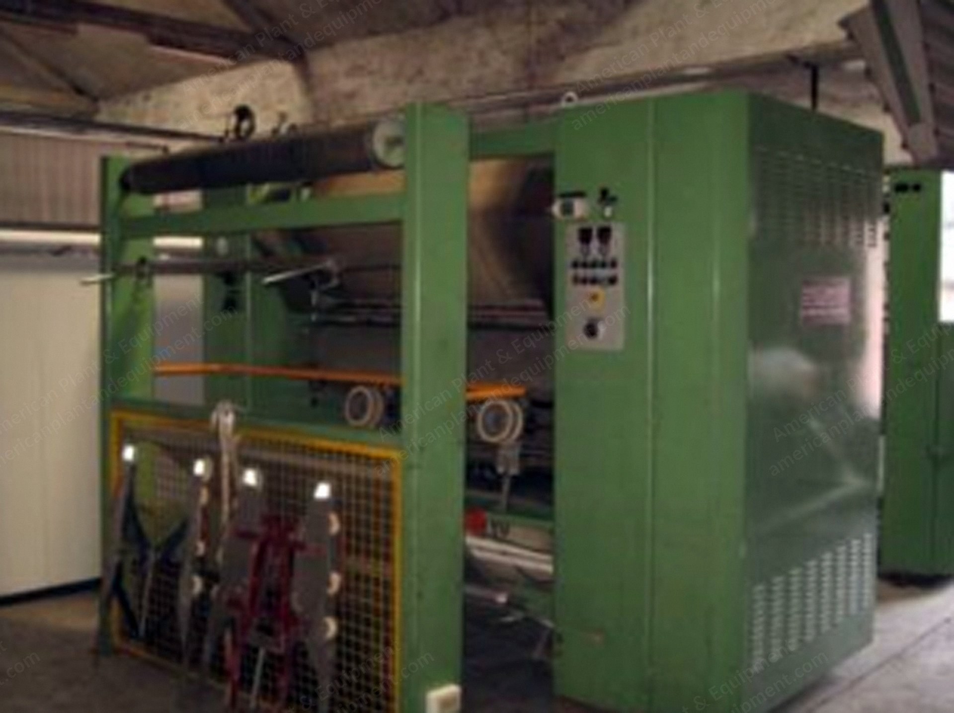 Santex, Santaspread 140, 1997, Tubular Compactor, Entrance with J-Scray, Steaming Box, Precision Folder