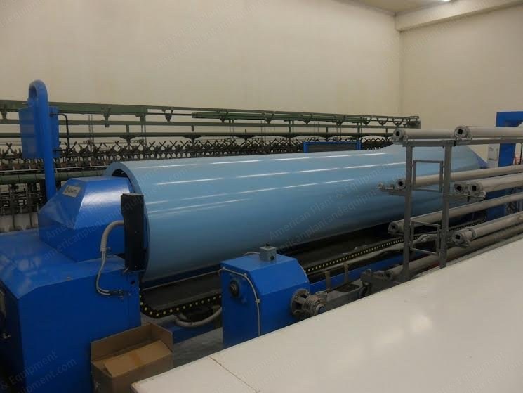 Gamatex, Sectional Warper, 1999, 3600mm Working Width, 1000mm Flange Diameter, Omron Computer Control