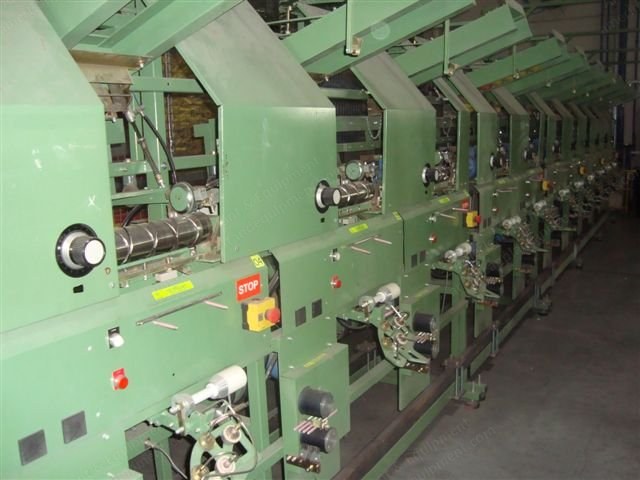 Evilo, Bobbin Winder, 2002, 14 Spindles, 10" Bobbin Length, 380V