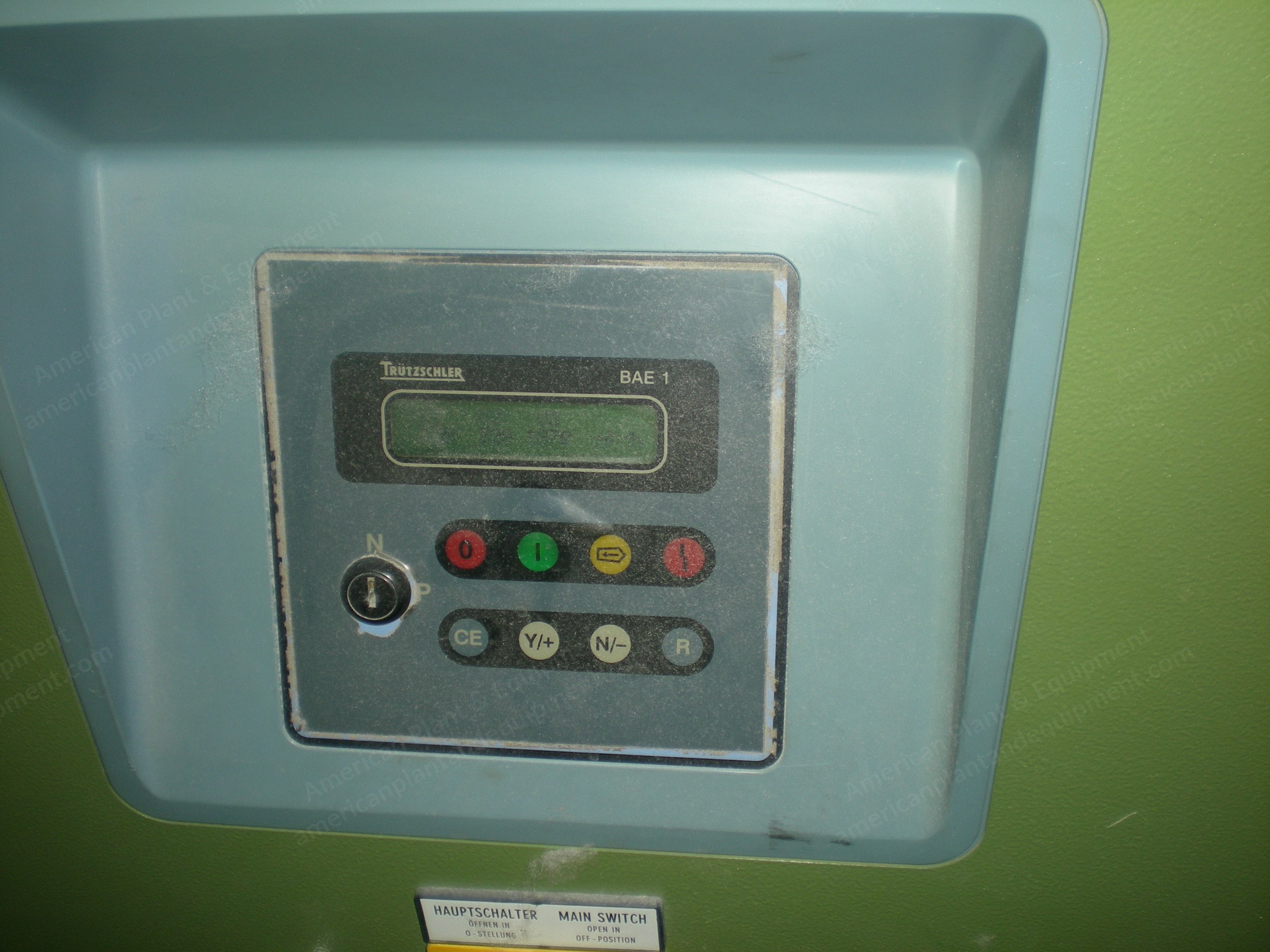 Trutzschler, Dustex-DX, 2002, Dust Removal Machine