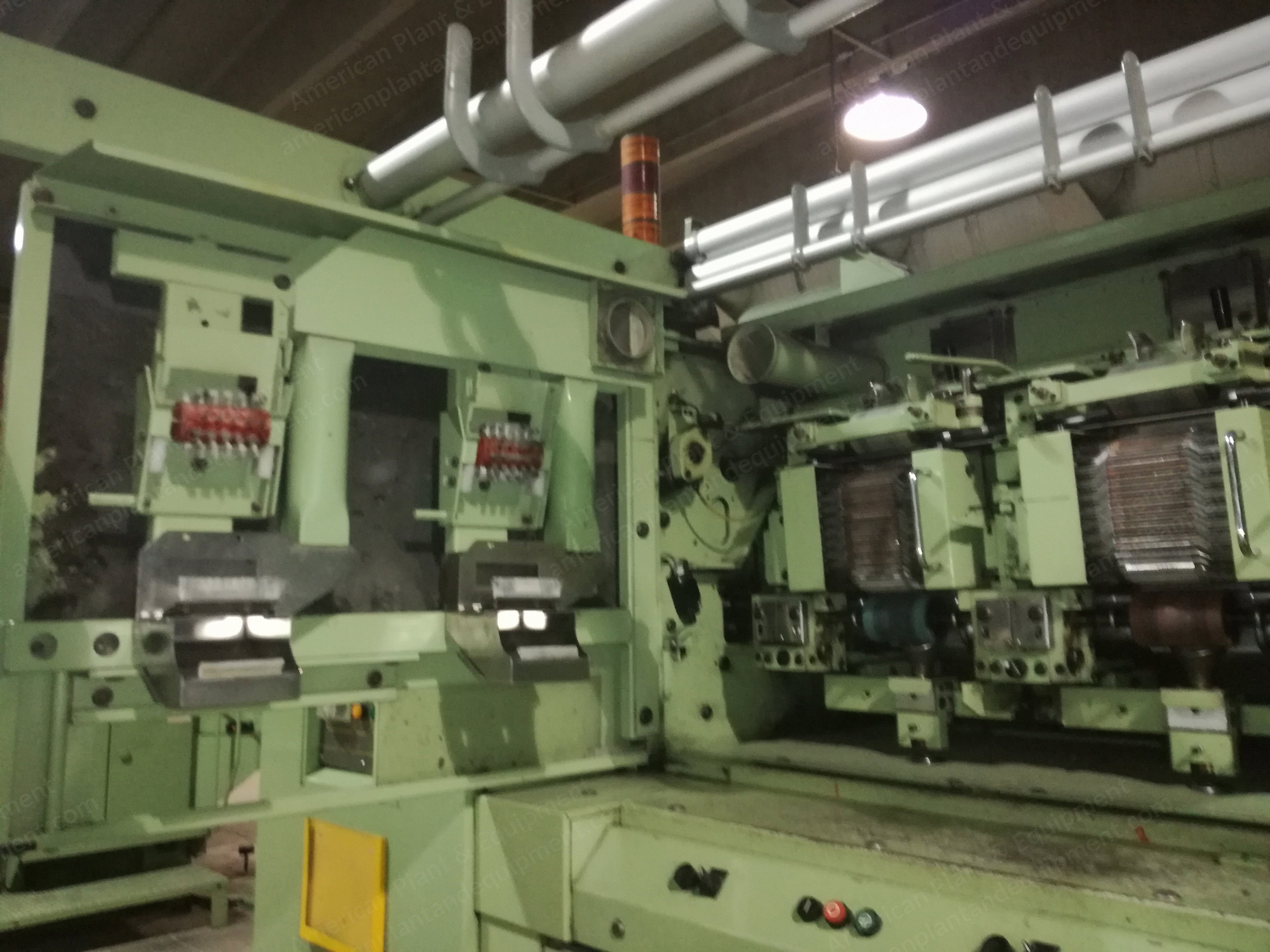 Zinser, 319LSL, 1980, Worsted Wool Spinning Line, 6 Ring Spinning Frames, 844 Spindles, 48mm Ring Diameter