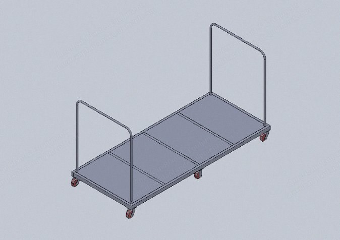 NovaStar, MA159, Mattress Cart, 2600x1100mm, 6 Wheels