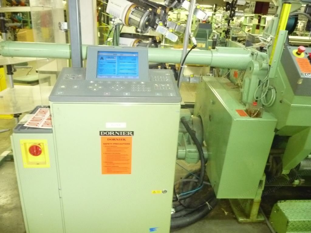 Dornier, HTV8/J, 2000, Rapier Jacquard Loom, 3200mm Width, 8 Colors, Bonas SSJ Jumbo Jacquard Head