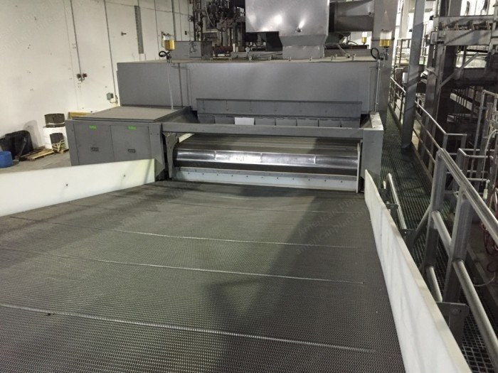 Gem Equipment, 2-Stage Continuous Fryer/Batterer, 2008, 15 Tons/Hr Capacity, 5ft Width, with Batter Applicator