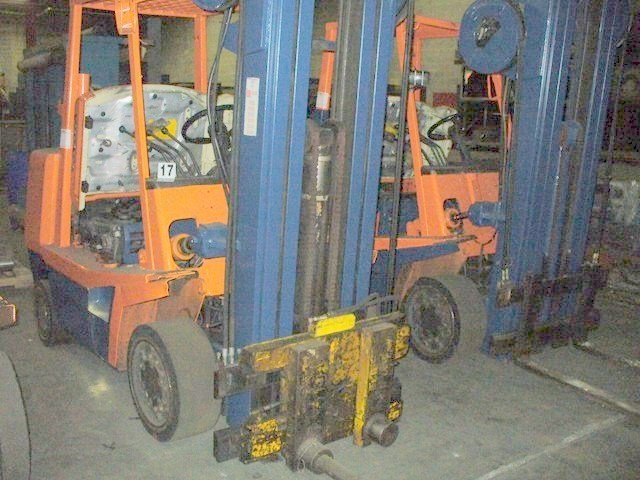 Toyota Forklift, Single Blade Roll Fabric Attachment