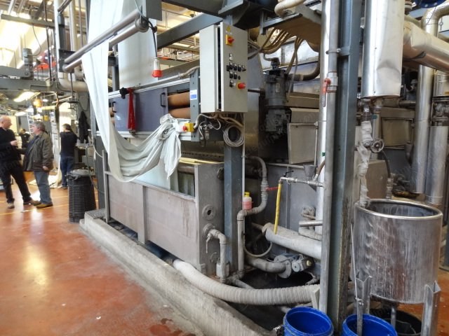 Arioli Washing Line with Steamer, 1996, 2000mm Working Width, 6 Washing Compartments, 120m Cloth Capacity