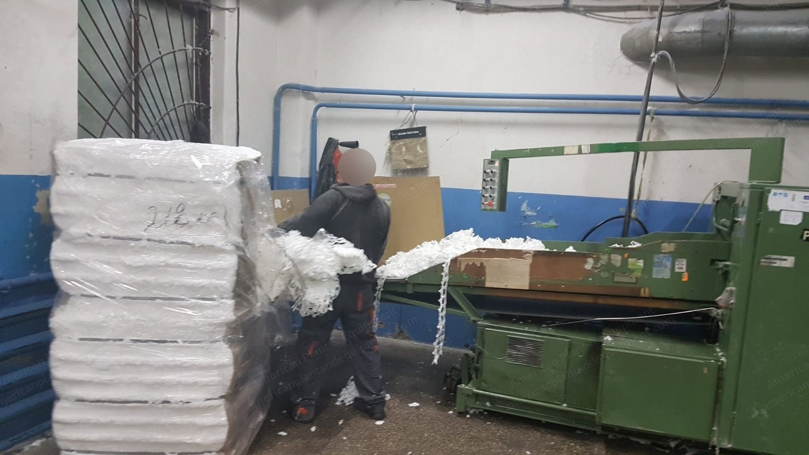 Autefa, Pierret, Triple Drum Tearing Line, 600mm Working Width, 1986 to 1990