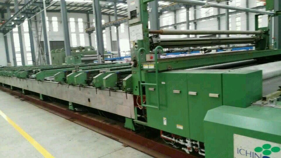 Ichinose Flat Printing Machine, 2009, 3200mm Working Width, 14 Colors, 42m Printing Table, 4 Chambers Dryer