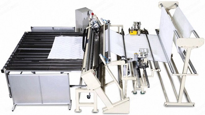 NovaStar, QL101 Rotary Hook Quilting Machine, 2400mm Quilting Width, 1000-2500 RPM, 17 Top / 16 Bottom Sewing Heads
