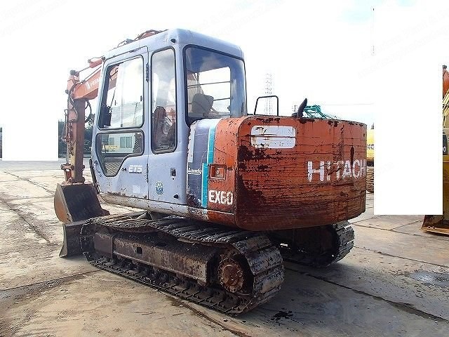 Hitachi, EX60-2, 1994, Digger, Cab with Pads, Heater, Piped