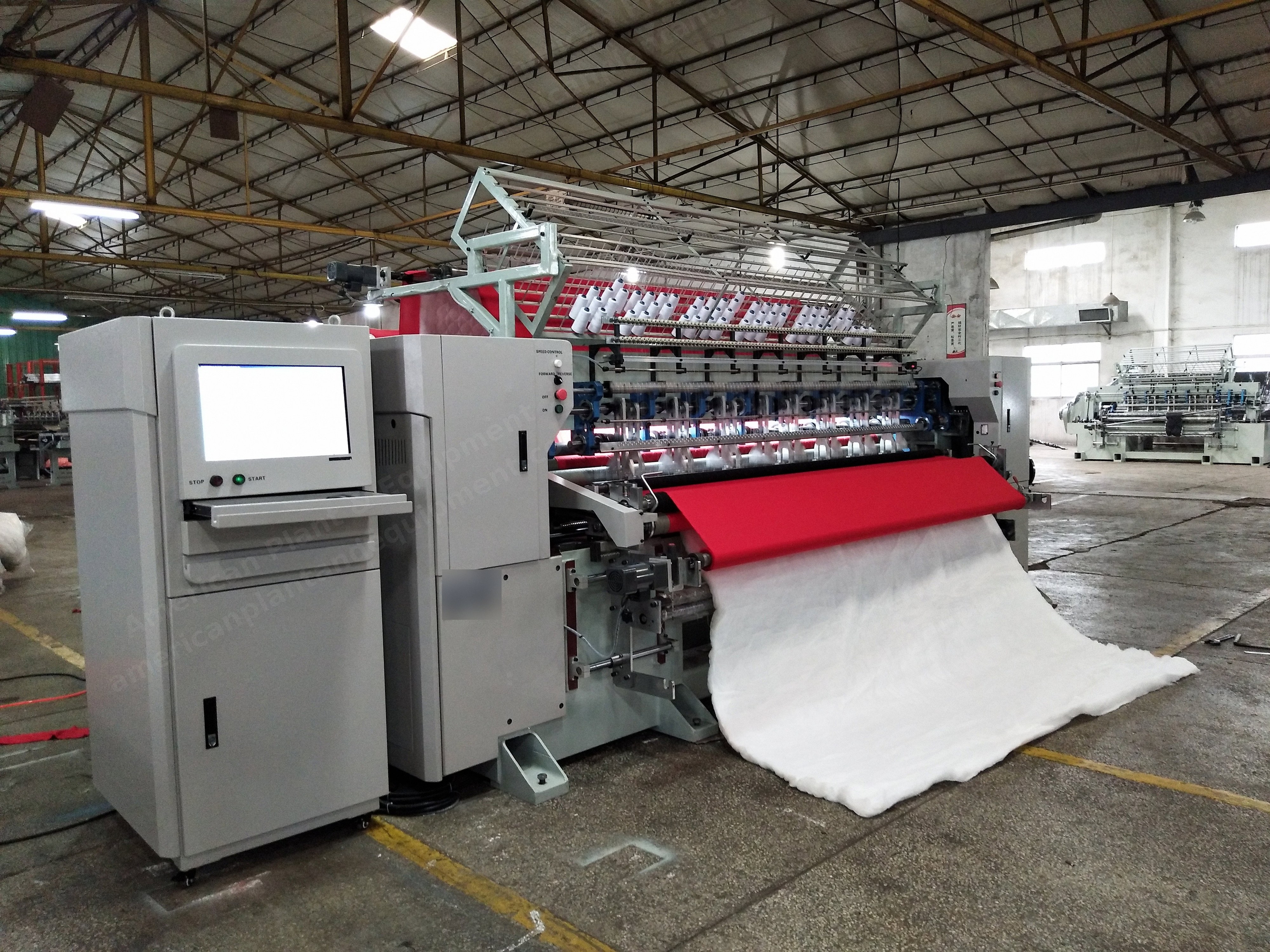NovaStar, QL208, New 94 Inch Quilting Machine, Lockstitch, 3 Bar, 1x3x6