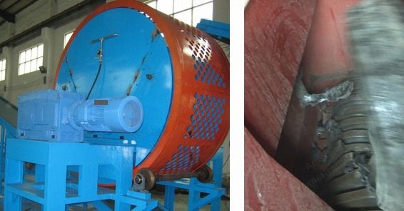 NovaStar, SG196, Double-Shaft Tire Crusher, 8 Tons/Hr Capacity, 1200mm Crushing Chamber, 2x37kW Motor Power