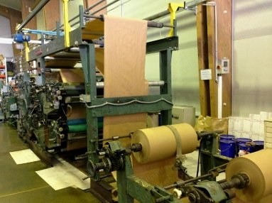 Newlong, 118T, 1986, Block Bottom Paper Bag Machine, 4 Colors Flexo, Bag Width 150-280mm