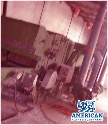 Becherini Double Drum Tearing Machine and Laroche Vertical Bale Press, 1000mm Working Width, 40 Tons Pressure