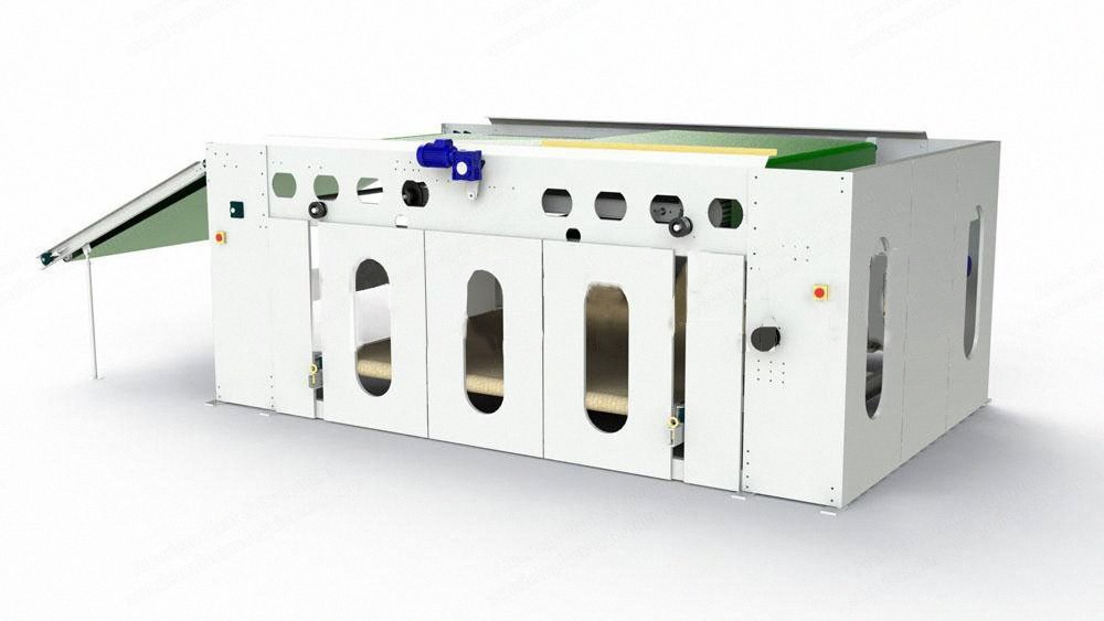 NovaStar, CR181, Feeder 2350mm, Single Cylinder Double Doffer Carding Machine 2500mm