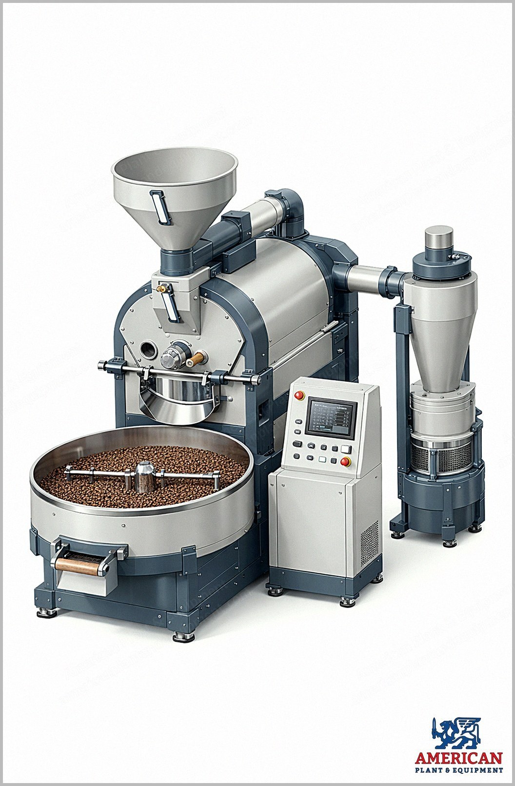Kafgar, BN135, Shop Coffee Roaster, 20 kg Batch Capacity, 60 kg/h Roasting Capacity