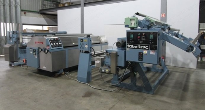 Tubetex, C2000, 1995, Open Width Knit Compactor, with Sterlico Thermo Oil Heater