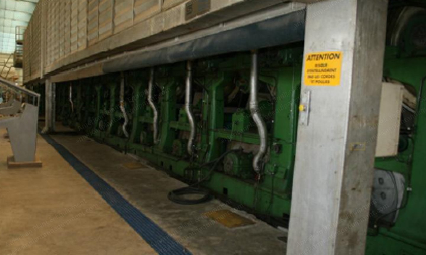 Allimand, Test Liner and Fluting Complete Paper Machine, Width 2500mm, Capacity 200 T/Day