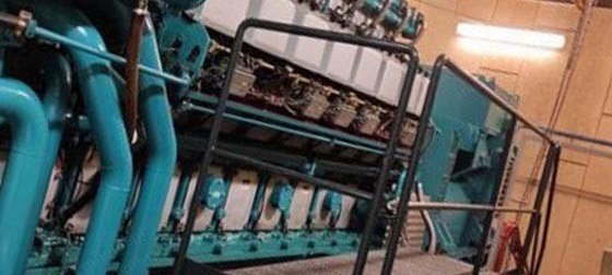 Wartsila, W16V25SG, 1998, 3240 kW, 50 Hz, Gas CHP Generator Set