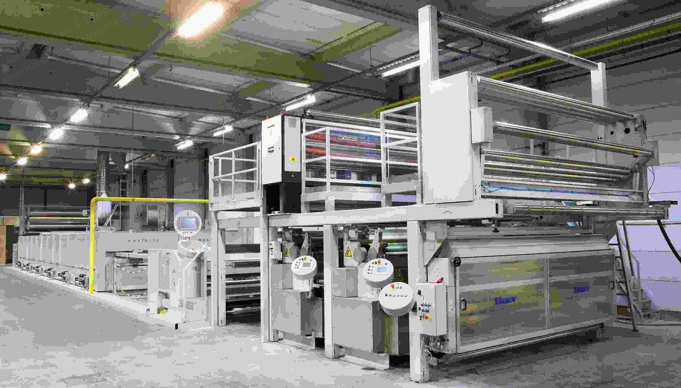 Monforts, Montex 6500-6F-Twin Air, 2007, Tenter Dryer, 3600mm Nominal Width, Gas-Heated, 6 Chambers