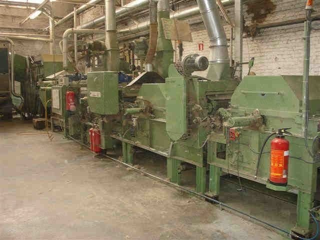 Laroche Tearing Machine, 800mm, Hopper Feeder, 3 Cylinders, 3 Motors